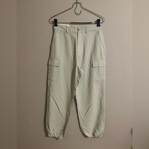 Khaki carpenter style side pocket joggers size small